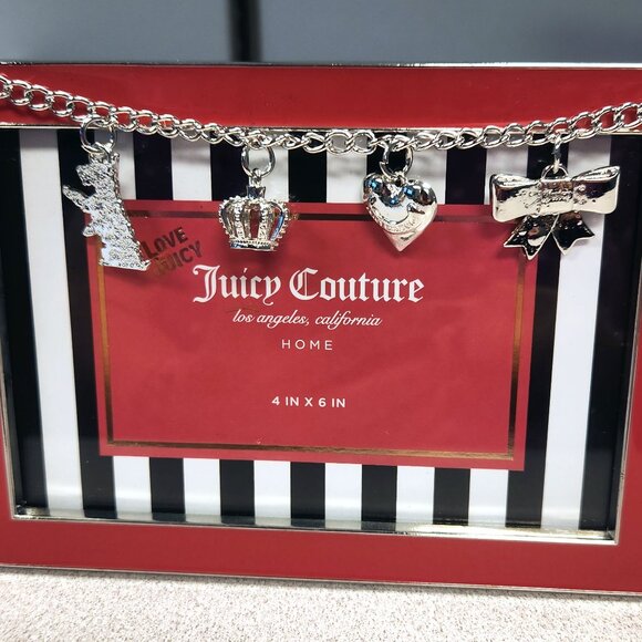Juicy Couture Picture Frame 4" X 6" - NEW - Picture 1 of 3